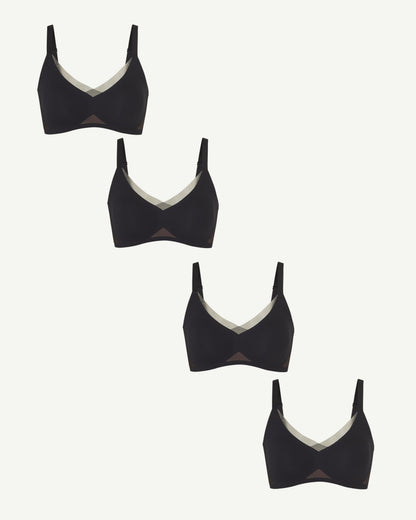 CrossOver Bra 4-Pack