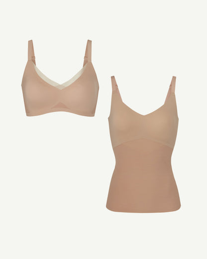 CrossOver Bra + LiftWear Cami Bundle