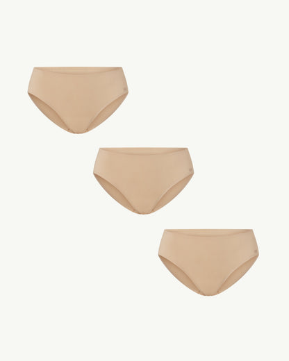 SoftForm Cotton Mid-Rise Brief 3-Pack