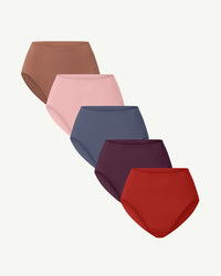 Toffee / Pink Cloud / North Sea / Aubergine / Poppy