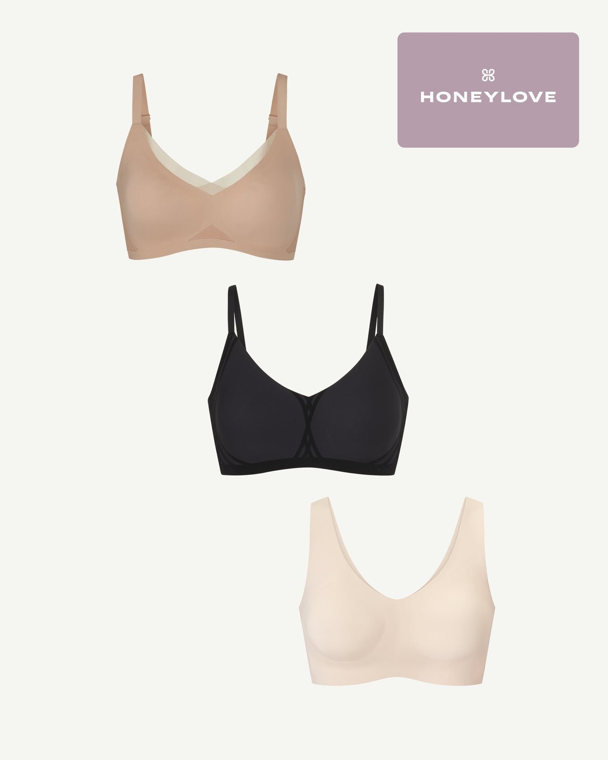 Three Bra Bundle + Free Membership